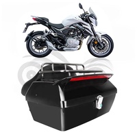 Boîtes à bagages pour moto en métal de haute qualité, étanches, boîtes arrière pour moto