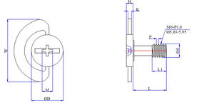 อะแดปเตอร์สกรูขาตั้งกล้องแบบ D-Ring ขนาด 1/4" ถึง 3/8" ทำจากเหล็กกล้าคาร์บอน สำหรับกล้อง DSLR ใช้กับเพลทปลดเร็ว - Product Image 3