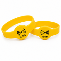 Bracelet en silicone RFID EM4100 étanche 125KHz ID TK4100 pour contrôle d'accès |   Bracelet de paiement intelligent pour les salles de sport