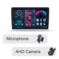 ABD Deposu Araba DVD Oynatıcısı 9" Android Stereo RAM 4GB 64GB ROM Bt FM Dijital Sinyal İşlemcili Radyo Araç Multimedya Video