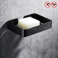 Organisateur d'articles de cuisine 304 inoxydable salle de bain boîte à savon monocouche créatif drain porte-savon mural