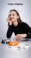 Écouteurs sans fil OEM E12 AI Translator à conduction aérienne avec crochet d'oreille, écouteurs de sport 10H pour écouter de la musique avec caméra 800W