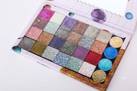 Palette de fards à paupières vide personnalisable avec logo DIY, emballage de palette cosmétique effet caméléon, couleur personnalisée acceptée, étui de maquillage marque privée