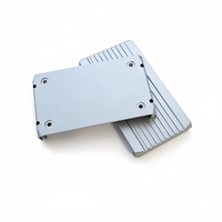 Boîtier de dissipation thermique en alliage d'aluminium anodisé pour mini instrument électronique WiFi portable 5G, usinage CNC personnalisé, fil EDM QX