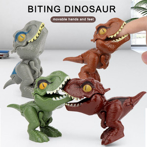 Jouets dinosaures amusants à mâcher les doigts, en plastique, pour les fêtes, les cadeaux de Pâques, les faveurs de fête, très vendus - Product Image 4