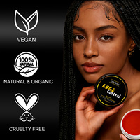 Marque privée Cire capillaire biologique Tenue forte Contrôle des bords Gel coiffant longue durée non gras