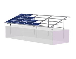 Structure de montage solaire Système de support de rack de montage en aluminium pré-assemblé Vis de terre HDG - Product Image 4