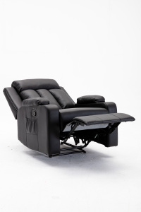 Gran oferta, sofá reclinable de estilo europeo con portavasos extensible, muebles de sala de estar de cuero sintético - Product Image 5