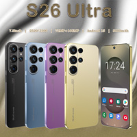 Smartphone Original S26 Ultra 5G Android 15 Deca Core, 16+1TB, Alta Calidad, Pantalla HD 120Hz, LTE, Inglés/Español