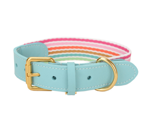 Colliers de chien en cuir et nylon personnalisés | Colliers de luxe réglables <span class=keywords><strong>pour</strong></span> animaux de compagnie <span class=keywords><strong>pour</strong></span> chats et chiens | Service OEM - Product Image 2
