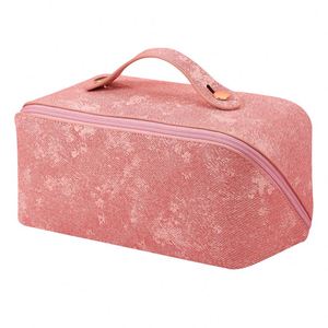 Customized Multifunctional Storage Portable <b>Makeup</b> Bag Opens Flat Travel Accessories <b>Case</b> Organizer Cosmetic Bags for Woman - Product Image 5