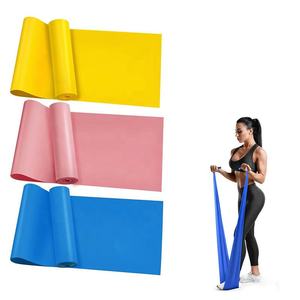 Commercio all'ingrosso della fabbrica TPE bande di resistenza piatte scontate per Pilates Yoga allenamento bande di esercizio per il Fitness di equilibrio - Product Image 2