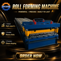Machine automatique de formage à froid pour tuiles émaillées 828, machine de formage à froid pour tôles de toiture en métal, machine de formage à froid pour tuiles en métal