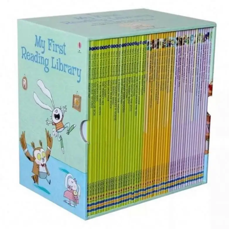 Hot bán 50 cuốn sách/thiết lập của tôi đầu tiên đọc thư viện Tiếng Anh hình ảnh Sách bé Đầu thời thơ ấu từ học tập quà tặng cho trẻ em