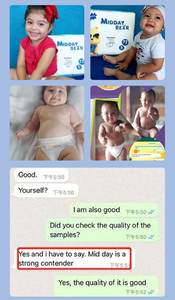 Pannolino per Bambini ad Alto Assorbimento con Nucleo in Polimero, Asciutto Tutto la <span class=keywords><strong>Notte</strong></span>, Anti-Osmosi Inversa, Morbido, Non Irritante, per Bambini Attivi - Product Image 3