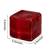 Balles sensorielles anti-stress, jouets fidget en forme de glaçon, unisexe, pour soulager le stress, cube anti-stress en autres matériaux, parfait