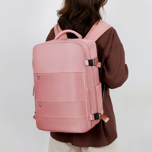 <span class=keywords><strong>Mochila</strong></span> para portátil de negocios con logotipo personalizado para mujer, venta al por mayor, <span class=keywords><strong>Material</strong></span> de forro de poliéster personalizado para viajes y uso en cabina - Product Image 2