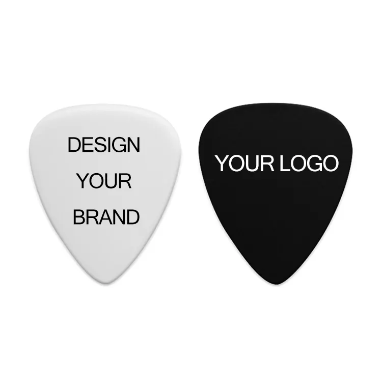 Seluloid Pick Gitar Desain Kustom Populer, 0.46 0.6 0.71 0.81 0.88 0.96 dan 1.0 Mm 1.2 1.5