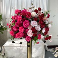 Dekorasi Bunga Vintage IFG untuk Rumah dan Pernikahan, Centerpiece Bunga Elegan untuk Meja Kopi/Makan Model 2025- Asal Produk: Tidak Tersedia