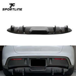 Diffuseur de lèvre arrière en fibre de carbone sèche pour <span class=keywords><strong>Porsche</strong></span> <span class=keywords><strong>Taycan</strong></span> <span class=keywords><strong>4S</strong></span> Sedan 4-Door <span class=keywords><strong>ELECTRIC</strong></span> 2019-2021 - Product Image 1