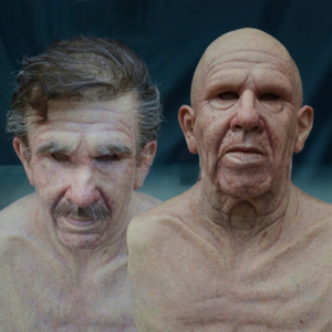 Masque de tête en latex pour adulte, homme âgé et jeune homme, bricolage, Halloween/Pâques/Carnaval - Product Image 4