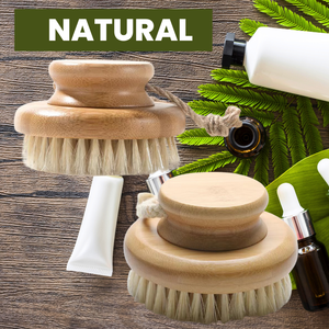 Prix de gros bambou bain corps brosse éponge épurateur massage douche brosses sisal rond bain brosse - Product Image 3