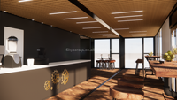 Conteneur d'expédition modulaire restaurant maison modulaire centre commercial café bar 40ft conteneur