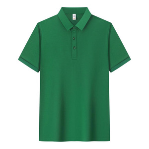 Camiseta Polo Unisex de Color Sólido, Fibra de Poliéster, Manga Corta, Ropa de Trabajo, Uso Diario - Product Image 3