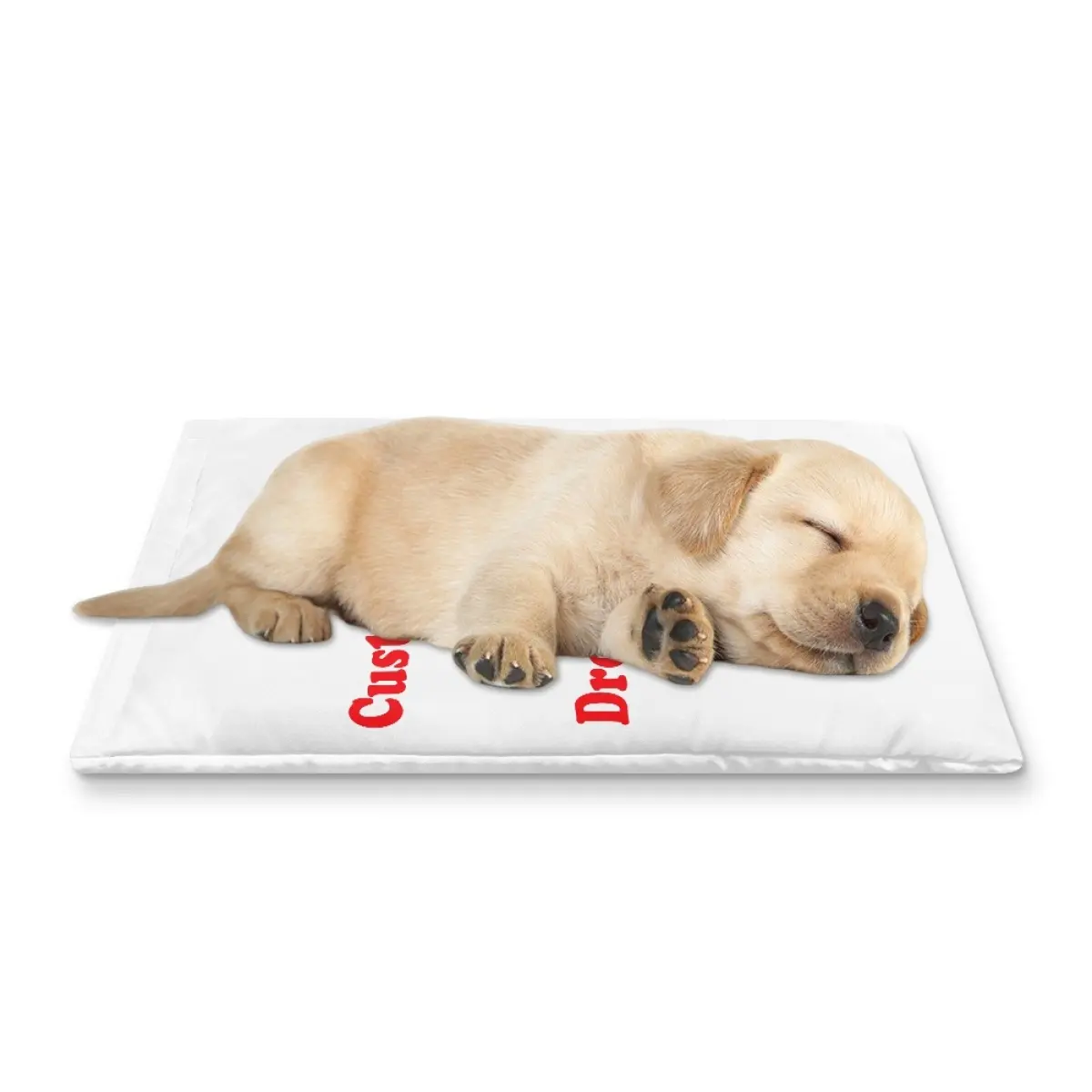 Colchão personalizado com estampa, cama de resfriamento para cachorro, respirável, almofada de dormir, por atacado, alta qualidade, de pelúcia