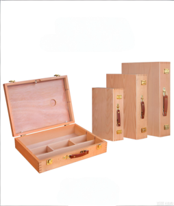 CPatrick Fournisseur d'articles d'art en gros Boîte à outils de dessin portable en bois pour artiste avec <span class=keywords><strong>palette</strong></span> - Product Image 2