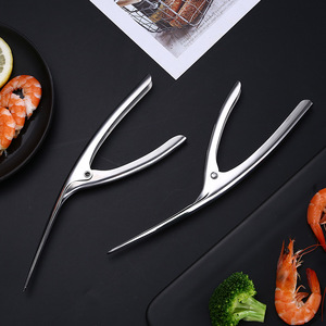 <span class=keywords><strong>Pince</strong></span> à éplucher <span class=keywords><strong>les</strong></span> <span class=keywords><strong>crevettes</strong></span> pratique en acier inoxydable 304, ustensile de cuisine en métal pour ouvrir et éplucher <span class=keywords><strong>les</strong></span> <span class=keywords><strong>crevettes</strong></span> et <span class=keywords><strong>les</strong></span> écrevisses - Product Image 3