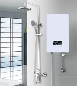 220V 8.5kw Lage Prijs Draagbare Mini Douche Tankloze Boiler Voor Hotel Gebruik