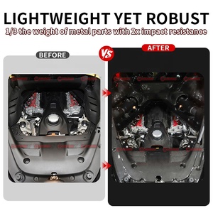 Panel de Bloqueo de la Cubierta del Motor de Fibra de Carbono Seca Estilo OEM de la Mejor Calidad para Ferrari SF90 - Product Image 2