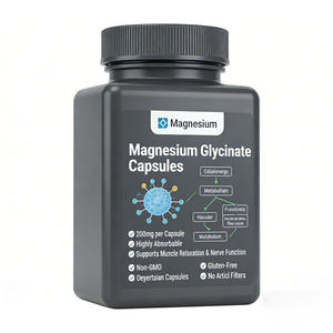 Glicinato de Magnesio Natural en Polvo, Bienestar Diario, Formulaciones Personalizadas, Fabricación de Marca Privada, OEM, COA, GMP, Certificado Orgánico - Product Image 3