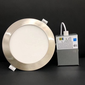 6 gói 6inch 12W + 3W bàn chải Nickel siêu mỏng LED Đèn trần với ánh sáng ban đêm có thể lựa chọn CCT 1800K-3000K 1200lm - Product Image 2