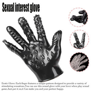 Guanti Erotici con Punte in Silicone, Morbidi Accessori per Coppie, Manicotti per Dita, Giocattoli Sessuali per Adulti e Masturbazione - Product Image 2