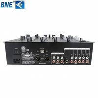 Console de mixage en rack M6USB intégrée 4 canaux, contrôleur DJ compact, console de contrôle de musique pour bar avec BT/USB