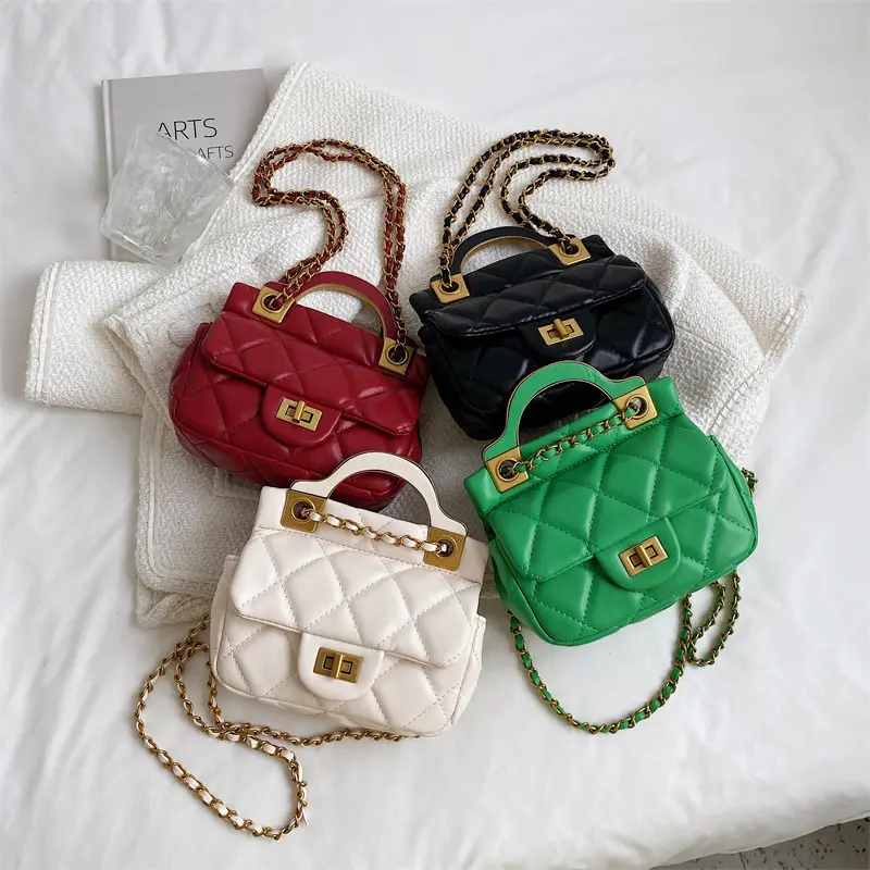 2022New arrivals Famous Mini Bags Ladies Green Hand Bags Females Luxury Mini Purses For Young Woman