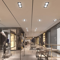 Cabezales empotrables LED de techo cuadrado Downlight 3W/7W/9W/10W/18W/20W/25W/30W LED empotrable Downlight focos LED ajustables