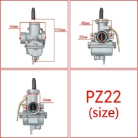 Carburateur Pz22 22mm pour moteur de moto Cd70 Jh70 Pz16 Pz20 Big Class 70cc 90cc 100cc 110cc 125cc