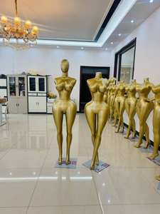 Mannequin sans tête en plastique ABS, taille plus, femme, gros seins, gros fessier, sexy, pose debout, vitrine - Product Image 5