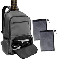 Sac à dos professionnel en polyester résistant à l'eau pour le tennis et le pickleball pour hommes - Contient des raquettes et des balles Accessoires de voyage