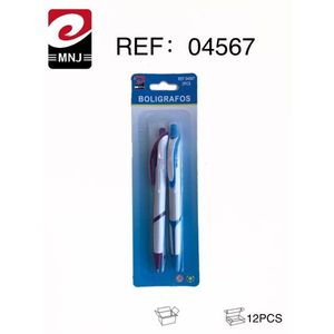 Boligrafos Ballpoint Pen 2Pcs Pack Ref 04567 Mnj Brand - Product Image 3