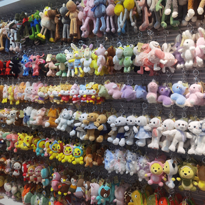 Phim hoạt hình mềm 3D PVC cao su Anime Xe móc chìa khóa Túi đồ chơi sang trọng Búp bê mặt dây chuyền Keychain Phụ Kiện Vòng chìa khóa - Product Image 4