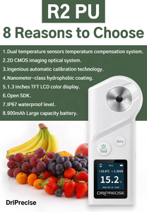 DiFluid PU 65% Digitales Refraktometer Wasserdichtes Aufladbares Handrefraktometer für Schneidflüssigkeiten Industrielle Prüfung - Product Image 6