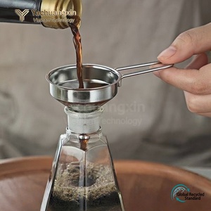 Entonnoir en acier inoxydable avec poignée pour la cuisine et le camping, 1 pièce - Product Image 5