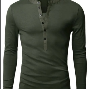 T-shirt Homme Confortable à Manches Longues en Polyester Coton, Coupe Slim, Doux, Respirant, Séchage Rapide, Anti-Plis, Idéal Printemps-Automne pour le Fitness - Product Image 3