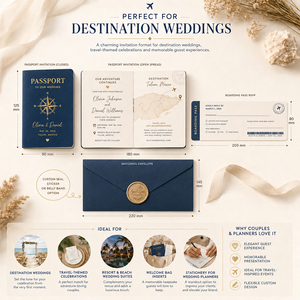 <span class=keywords><strong>Carte</strong></span> de vœux de mariage personnalisée SHINY avec design de <span class=keywords><strong>carte</strong></span> d'embarquement, papier artistique, invitation en livret avec dorure à chaud - Couleurs et logo personnalisés - Product Image 6