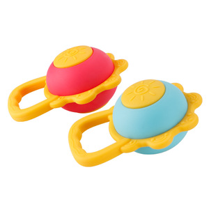 Jouet à mâcher en silicone pour bébé, en forme de soleil, pour les gencives, bouillable, lot de 2 - Product Image 4