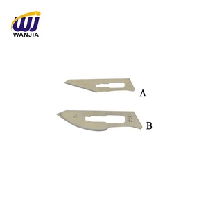 Juego de instrumentos quirúrgicos veterinarios WANJIA, mango de bisturí de acero inoxidable, Base de cuchillas quirúrgicas afiladas y duraderas - Product Image 4